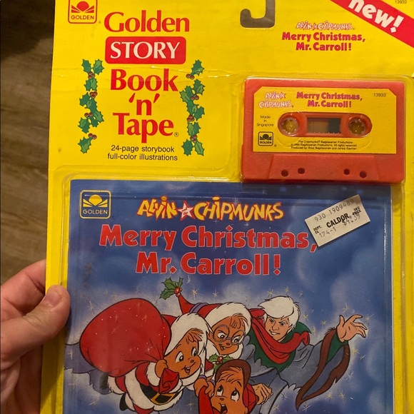 Vintage Golden Story ALVIN & CHIPMUNKS Book n Tape